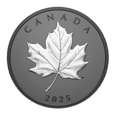 A picture of a 1 oz Elegant Maple Silver Coin (2025)